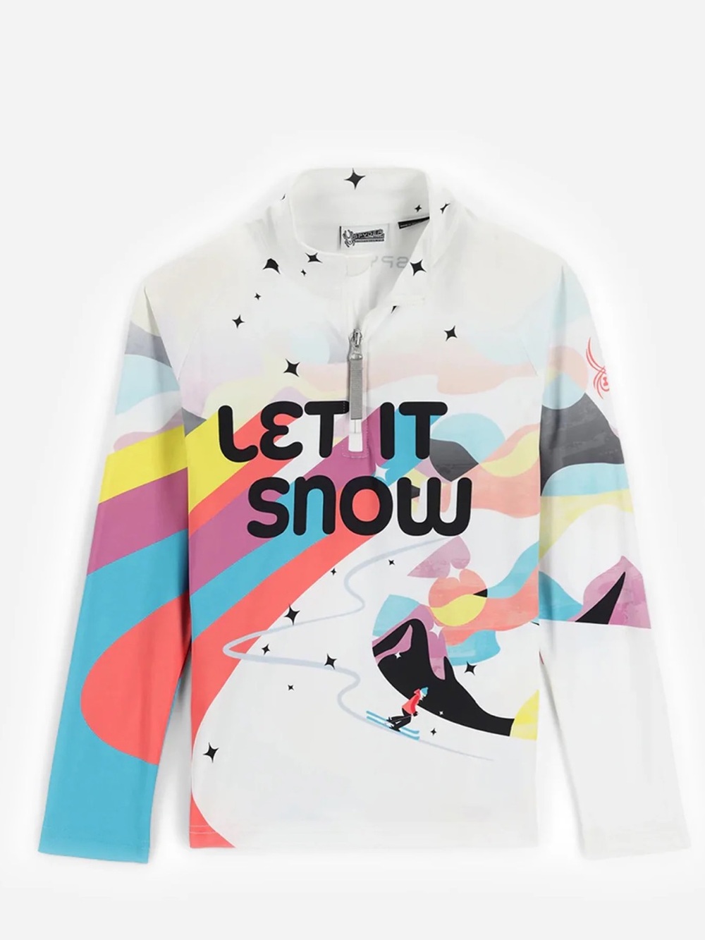 Spyder Big Surface Half Zip Let It Snow